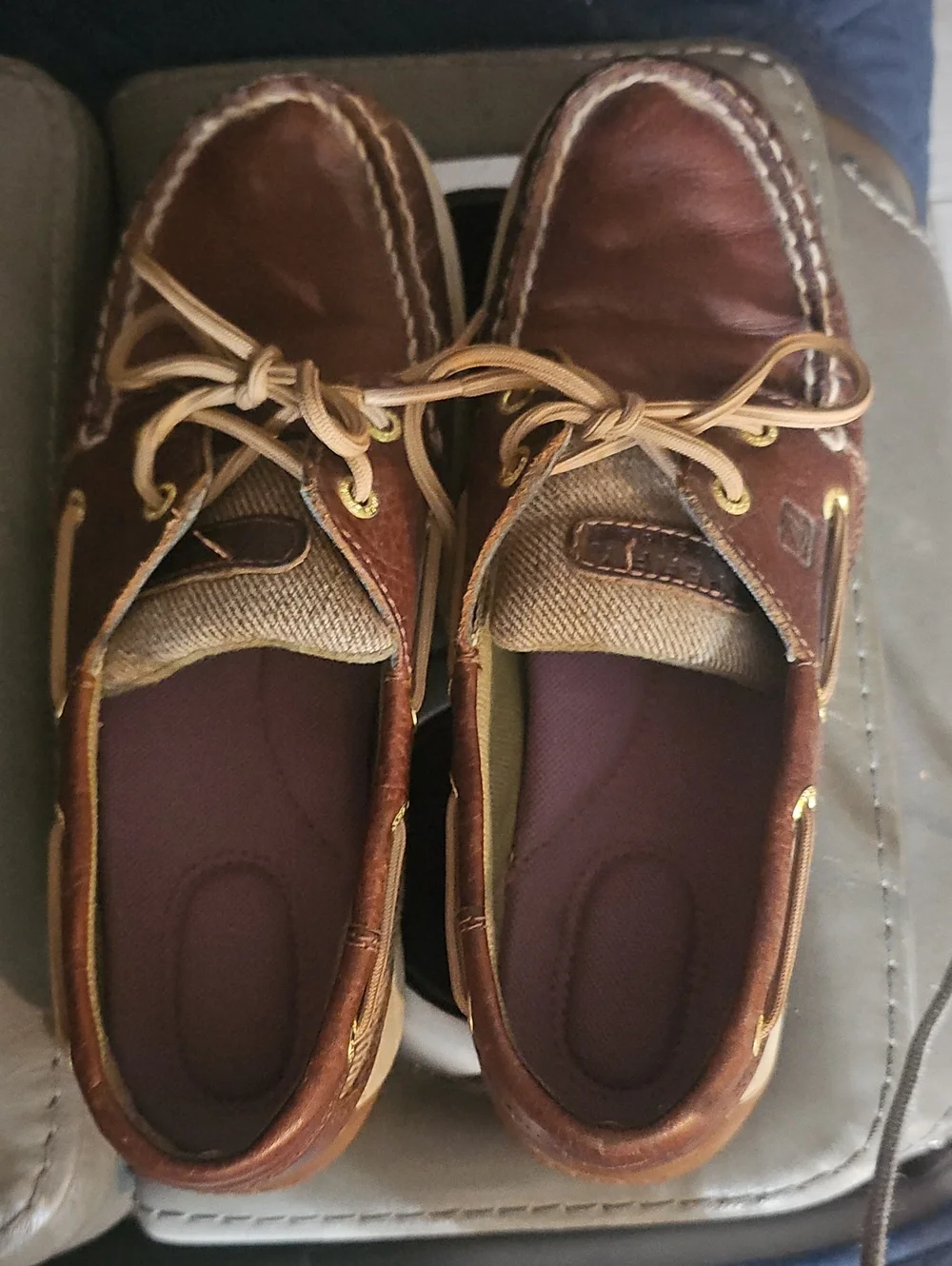 Women's Sperry's Brown Leather Boat Shoes